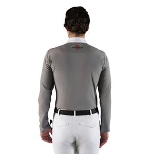 Wedstrijdpolo met lange mouwen Equestro Ridertechnology image-3