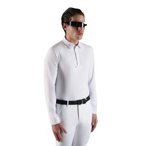 Wedstrijdpolo met lange mouwen Equestro Ridertechnology image-1