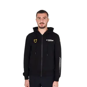 Hooded sweatshirt met rits Equestro Scuderia image-0
