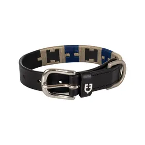 Halsband voor hond met geometrisch patroon Equestro Polo H image-0