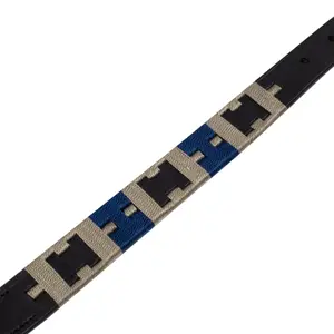 Halsband voor hond met geometrisch patroon Equestro Polo H image-3