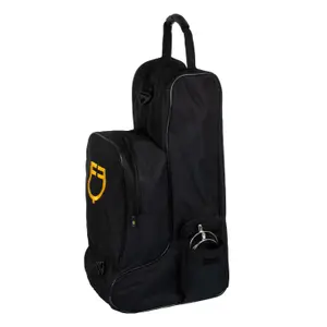 Reiterstiefeltasche mit Reißverschluss und Helm Equestro Supreme image-5