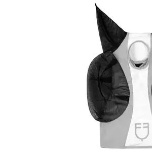 Fliegenmaske aus Netz für Pferde Equestro image-2