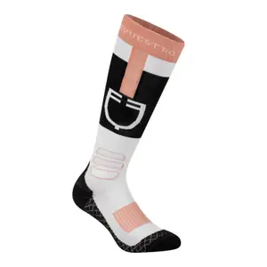 Reitsocken aus technischem und atmungsaktivem Stoff mit Logo Equestro image-0