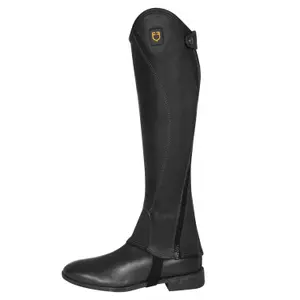 Soft leather mini chaps with side zip Equestro image-1