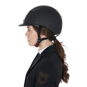 Riding helmet with shiny trim Equestro image-2