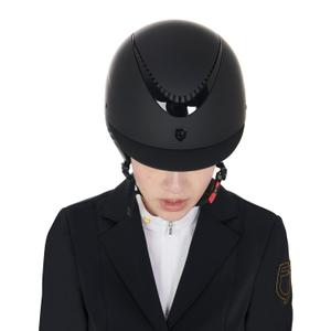 Riding helmet with shiny trim Equestro image-5
