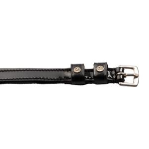 Pferde-Sporenriemen aus Leder mit Kristallen Equestro image-3