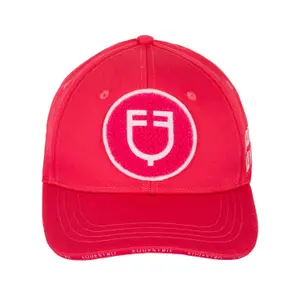 Boné de beisebol com patch de logo em pelúcia Equestro image-1