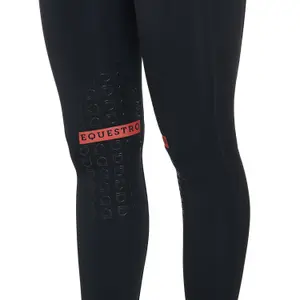 Reitleggings aus Slim-Fit-Stoff mit Vollgrip für Damen Equestro image-4