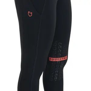 Reitleggings aus Slim-Fit-Stoff mit Vollgrip für Damen Equestro image-5