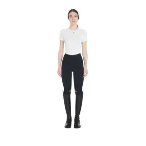 Reitleggings aus Slim-Fit-Stoff mit Vollgrip für Damen Equestro image-1