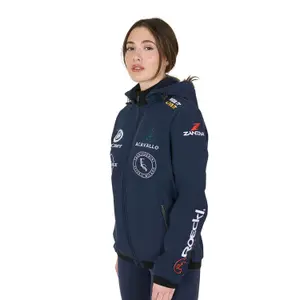 Γυναικείο φούτερ με κουκούλα softshell Equestro image-1