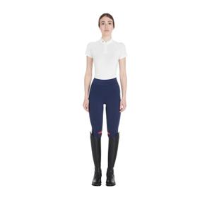 Leggings de equitação em tecido leve com total aderência para mulher Equestro Stretch image-1