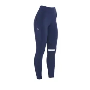 Women's lightweight full grip riding leggings Equestro Stretch image-3