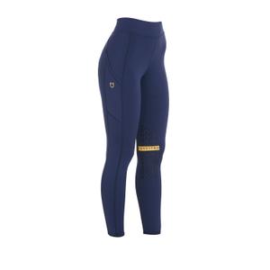 Leggings de equitação em tecido leve com total aderência para mulher Equestro Stretch image-3