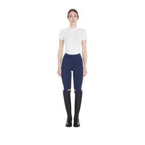 Leggings de equitação em tecido leve com total aderência para mulher Equestro Stretch image-1