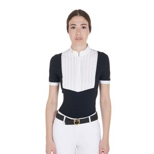 etw00034-navy-polo-d-equitation-en-coton-femme-equestro-navy