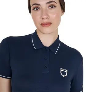 Reit-Poloshirt, Damen Equestro image-2