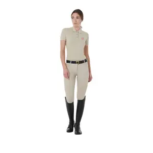 Damen Slim Fit Turniershirt Equestro image-2