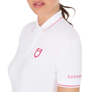 Reit-Poloshirt, Damen Equestro image-2