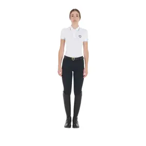 Damen Slim Fit Turniershirt Equestro image-2