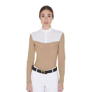 etw00061-beige-polo-de-equitacion-de-concurso-de-mangas-largas-mujer-equestro-beige