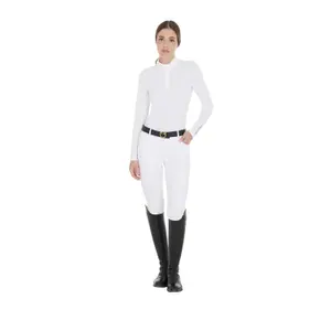Women's long sleeve competition riding polo Equestro image-2