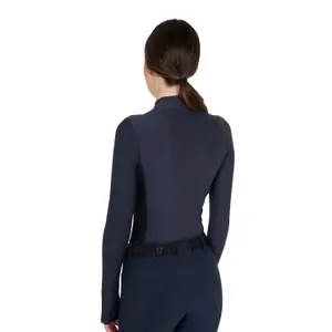 Polo de equitación de entrenamiento de manga larga para mujer Equestro image-2