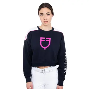 Damen Sweatshirt mit Rundhalsausschnitt Equestro image-0