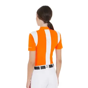 Damen Reit-Polo mit Reißverschluss Equestro image-1