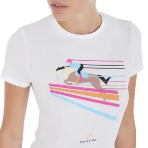 Γυναικείο στενό T-shirt Equestro image-4