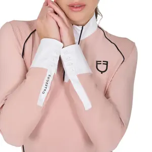 Women's long sleeve competition riding polo Equestro image-5