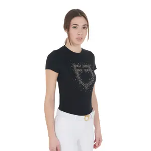 Camiseta de algodão feminina Equestro image-2