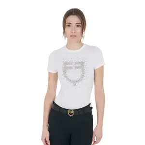 T-shirt slim feminino Equestro image-0