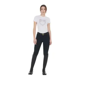 T-shirt slim feminino Equestro image-3