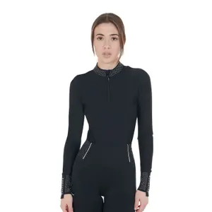 Långärmad träningströja för damer ridning Equestro image-0