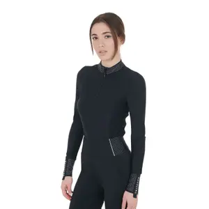 Långärmad träningströja för damer ridning Equestro image-1