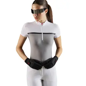 Women's competition polo shirt Equestro Ridertechnology image-1