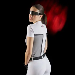 Women's competition polo shirt Equestro Ridertechnology image-5