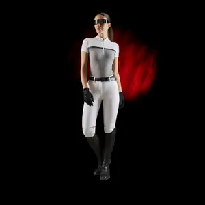 Women's competition polo shirt Equestro Ridertechnology image-4