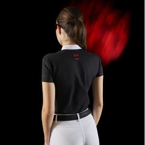 Women's competition polo shirt Equestro Ridertechnology image-3