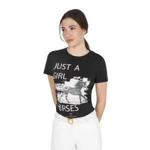 Γυναικείο βαμβακερό T-shirt Equestro Horse Lover image-2