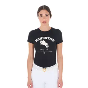 Women's Cotton T-shirt Equestro image-0