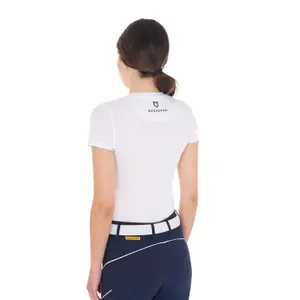 Damski bawełniany T-shirt Equestro Cannes image-2