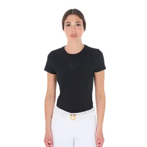 T-shirt coton femme Equestro Institutional image-0