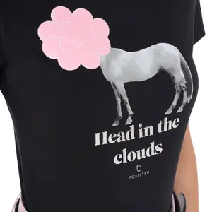 Γυναικείο βαμβακερό T-shirt Equestro Head In The Clouds image-2