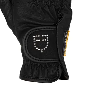 Γάντια d'équitation avec logo pailleté femme Equestro d image-2
