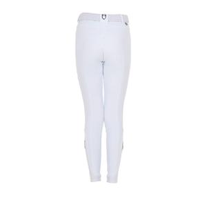 Pantaloni da equitazione mid grip per bambini Equestro X Fise image-1