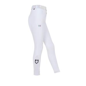 Pantaloni da equitazione mid grip per bambini Equestro X Fise image-2
